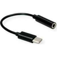 VALUE Type C - 3.5mm Audio Adapter, M/F, 0.13 m