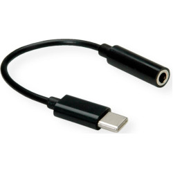 VALUE Type C - 3.5mm Audio Adapter, M/F, 0.13 m
