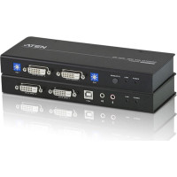 Aten CE604 KVM Ext.2xDVI,Audio,USB,RS232