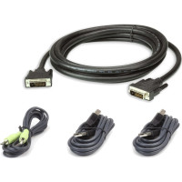 Aten 2L-7D03UDX4 USB DVI-D Dual Link Secure KVM Kabel Set