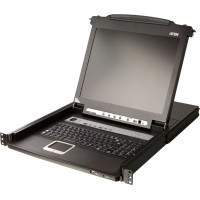 Aten CL5716MW 43cm wide LCD KVM Switch, USB-PS/2,VGA, 16 Port, DE-Layout