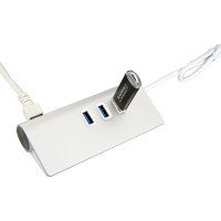 Exsys EX-1132-N USB 3.0 HUB mit 3 Ports und 1GB LAN