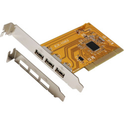 Exsys EX-1083 USB 2.0 PCI Karte mit 3 Ports