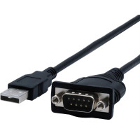 Exsys EX-13002 USB 2.0 zu 1 x Seriell RS-232 Kabel mit 9 Pin Stecker Prolific Chip-Set