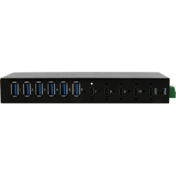 Exsys EX-12290HMS 10 Port USB 3.2 Gen 2x1 Metall HUB, mit 4x USB-C und 6x USB-A 3.2 Gen 1 Ports