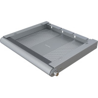 Dataflex Addit laptop security drawer, 622, for laptops, tablets, or smartphones, silver