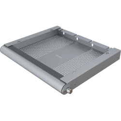Dataflex Addit laptop security drawer, 622, for laptops, tablets, or smartphones, silver