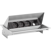 Bachmann CONEO Set 3xUTE 1xCM 0.2m GST18 white aluminium