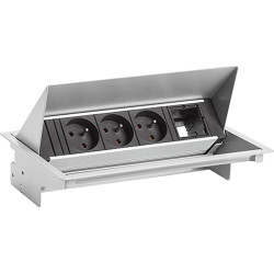 Bachmann CONEO Set 3xUTE 1xCM 0.2m GST18 white aluminium