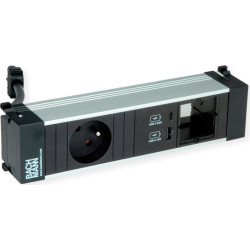 Bachmann POWER FRAME S 1xUTE 1xCM 1xUSB A/C 22W 0.2m GST18