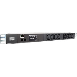 Bachmann 19 inch 1U BN2000 8xC13, TCP/IP power 2.0m CEE7/7