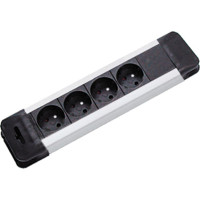 Bachmann Steckdosenleiste Connectus, 4x 2P+T, UTE, 2 m