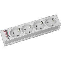 Bachmann 10" socket strip 4x earthing contact