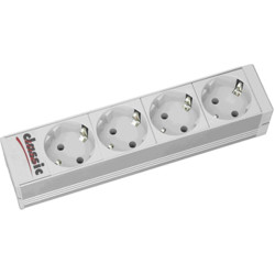 Bachmann 10" socket strip 4x earthing contact