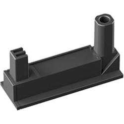 Bachmann Desk2 adhesive socket set, stainless steel