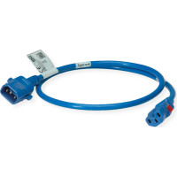 Bachmann TwyLock C14-C15 1.0m blue 10A, beidseitig verriegelnd