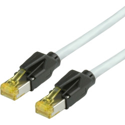Draka Multimedia Cable DRAKA Patchkabel Kat.6A (Class EA) S/FTP, UC900 TM31, LSOH, grau, 2 m