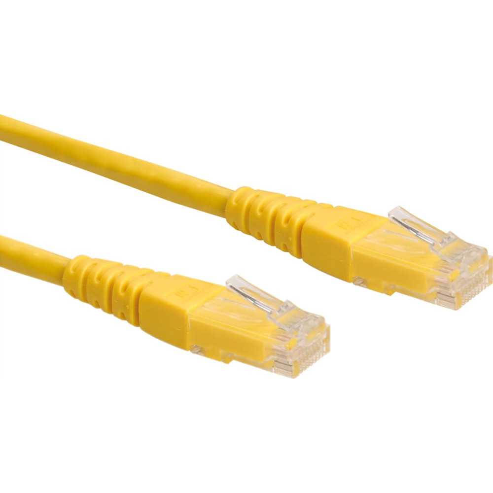 ROLINE UTP Patch Cord, Cat.6, yellow, 5.0 m