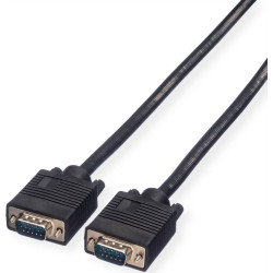 Roline SVGA Cable, HD15, M/M, 2 m