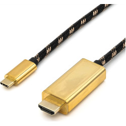 Roline GOLD Type C - HDMI Cable, M/M, 2 m