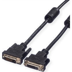 Value Monitor DVI Cable, DVI M - DVI F, (24+1) dual link 3.0 m