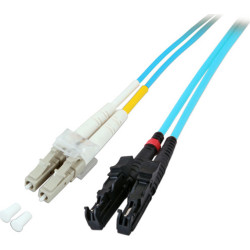Divers Quality LWL-Kabel duplex 50/125µm OM3, E2000/LC, grün, 3 m