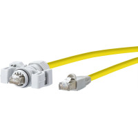Metz Connect E-DAT Industry Patchkabel V6, IP67 - RJ45, 1 m