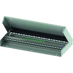 Telegärtner TELEGÄRTNER MPD24 AMJ/UMJ, incl. cable management, pure white, without module