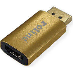 Roline GOLD 4K Adapter, active, v1.2, DP-HDMI, M/F