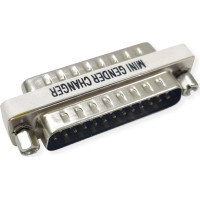 Value Mini Gender Changer, 25-pin M - M