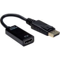 Adapteris  DisplayPort v1.2 > HDMI, M > F, 15cm, Value