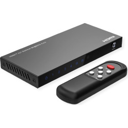 Roline HDMI Switch, 4x1, 8K60Hz, with Remote Control