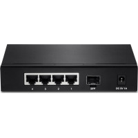 Trendnet Switch  4 Port Gbit Lüfterlos QoS Metall