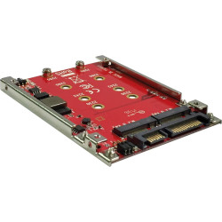 Roline M.2 to SATA III SSD H/W adapter, 2x M.2 NGFF SSD, bootable and RAID-capable