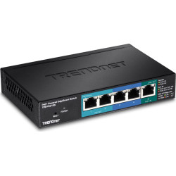 Trendnet Switch  5-Port Gbit EdgeSmart PoE+ 18 W Metall