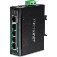 Trendnet Industrie Switch 5 Port Fast Eth. PoE+ L2 DIN-Rai