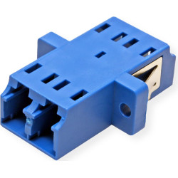 Divers LWL-Kupplung Single-Mode, LC/LC duplex, blau