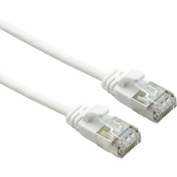 Roline U/FTP Data Centrer Cable Cat.7, with RJ45 Plug, 500 MHz, LSOH, slim, whit