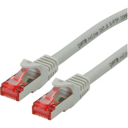 Roline S/FTP Patch Cord Cat.6 Component Level, LSOH, grey, 5 m