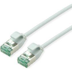 Roline Recycled Material ROLINE RM U/FTP DataCenter Patch Cord Cat.6A (Class EA), slim, grey, 0.3 m