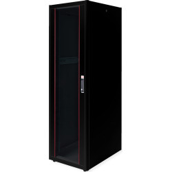 Roline 19-inch Network Cabinet Basic 42 U, 600x800 WxD glass door black