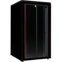 Roline 19-inch network cabinet Pro 26 U, 800x800 WxD Glass door black