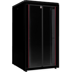 Roline 19-inch network cabinet Pro 26 U, 800x800 WxD Glass door black
