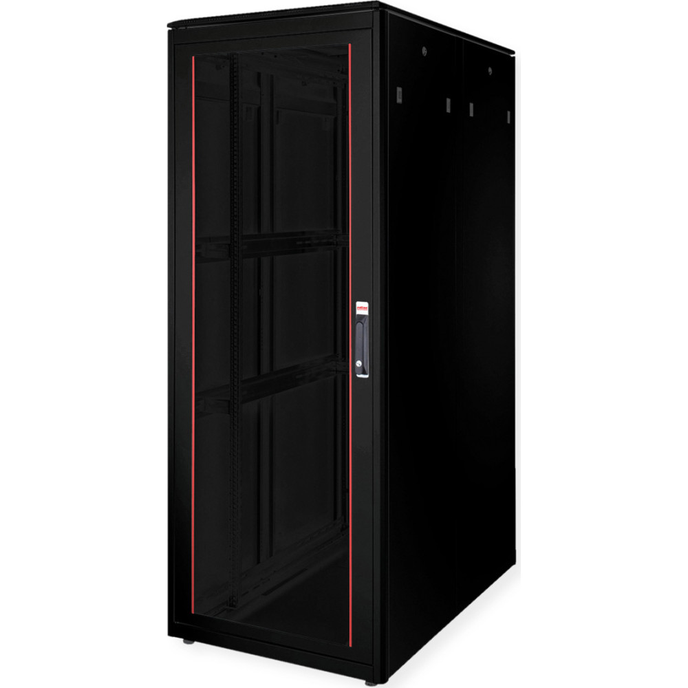 Roline 19-inch Network Cabinet Pro 42 U, 800x1200 WxD Glass door black