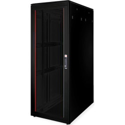 Roline 19-inch Network Cabinet Pro 42 U, 800x1200 WxD Glass door black