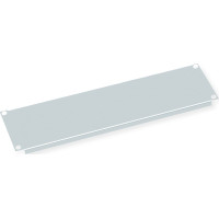 Value 19" Blank Panel, 3U, Metal, grey