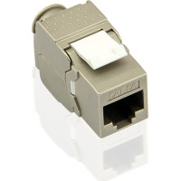 VALUE Keystone Jack, Cat.6A (Class EA), RJ-45, STP, tool-free, SLIM