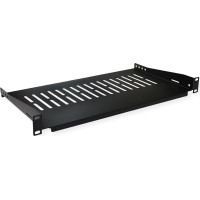 Value 19"-Fixed Shelf, 485 x 250mm, max. 10 kg, 1U, black