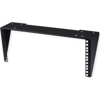 Value Vertical Wall Mount Bracket/Under Desk Mount, 4U, black