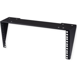 Value Vertical Wall Mount Bracket/Under Desk Mount, 4U, black